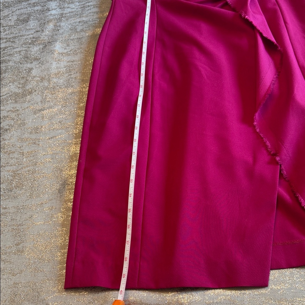 RACHEL Rachel Roy Fuchsia Asymmetrical Dress - Picture 7 of 8